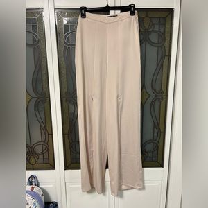 Dress pants , with slits , baby pink color